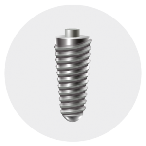 Titanium dental implant